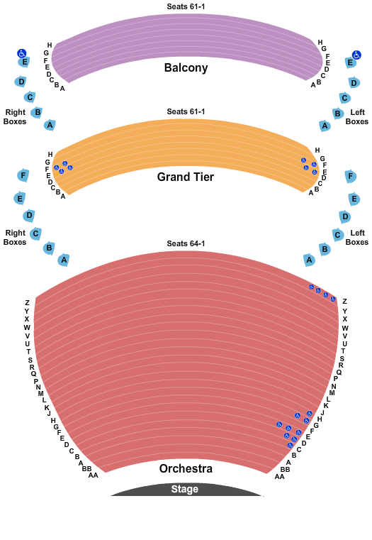 Whitney Hall Boop! Seating Chart